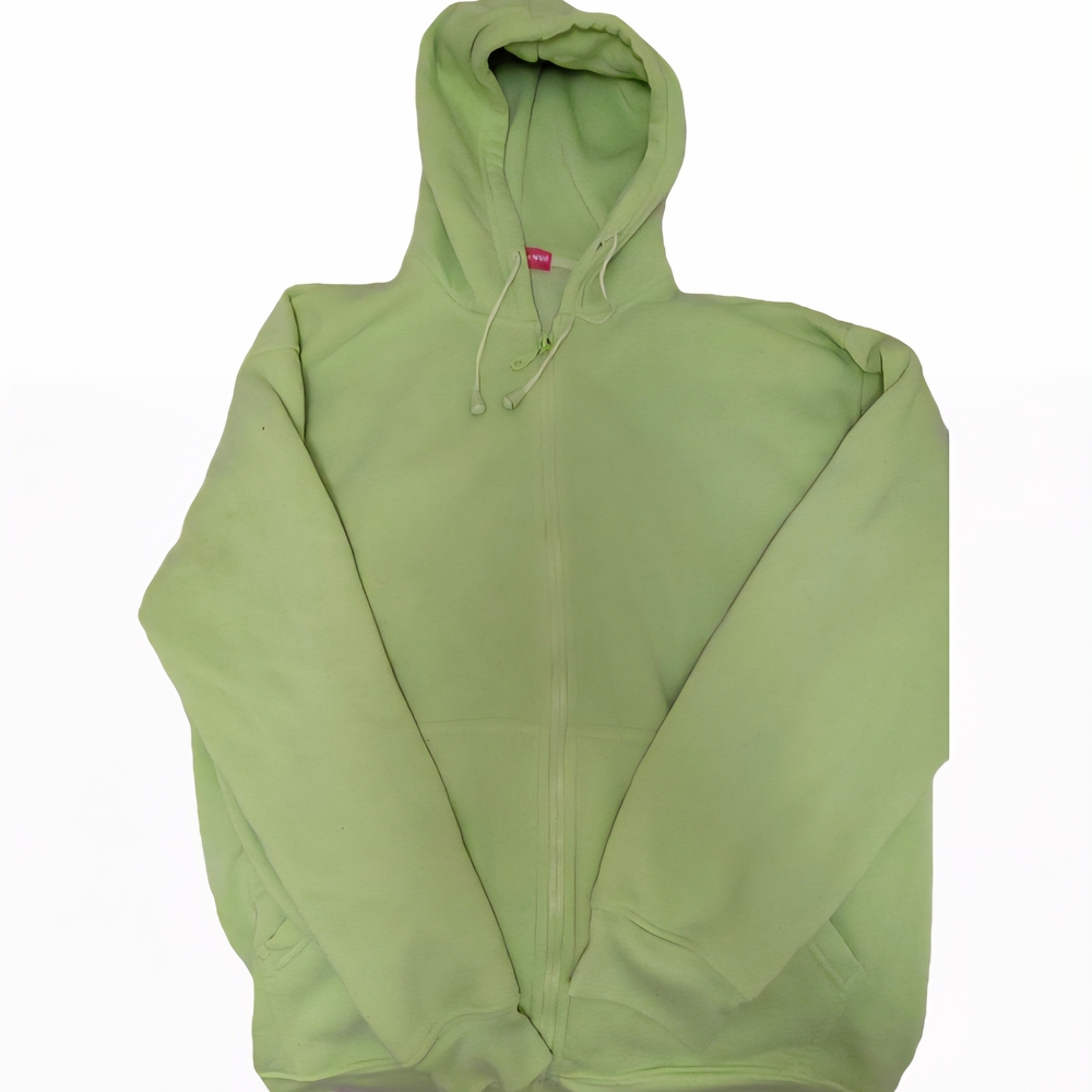 Green Hoodie with Drawstring